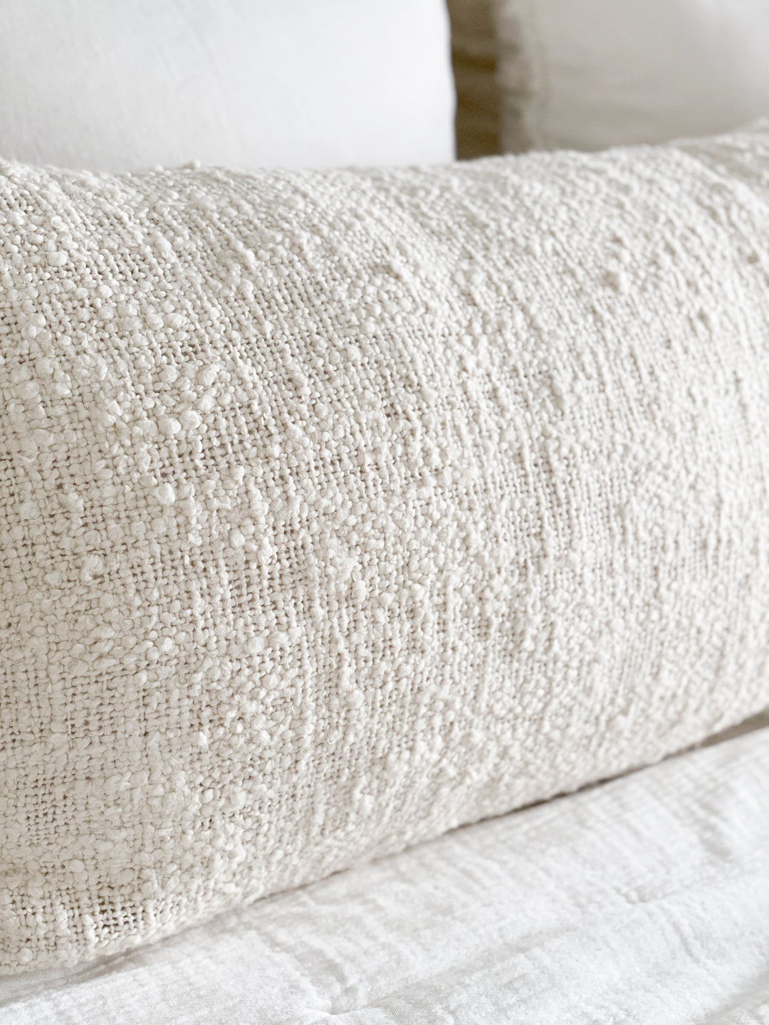 Anaya Home Cozy Cotton Boucle Body Pillow